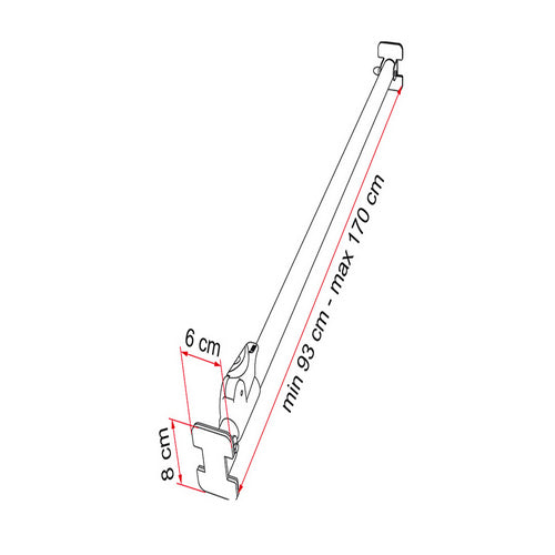 Luggage bar - Barra telescopica