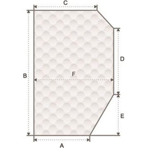 Materasso comfort in Ecocell e Memorax spessore 16 cm