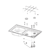 Carica l&#39;immagine nel visualizzatore di Gallery, Ricambi piano cottura combinato Dometic mod. MO921
