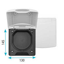 Carica l&#39;immagine nel visualizzatore di Gallery, Misura Presa esterna modulo vuoto con chiusura magnetica per camper
