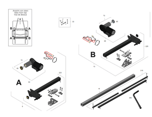 Ricambi movimentatore GO2-RH3