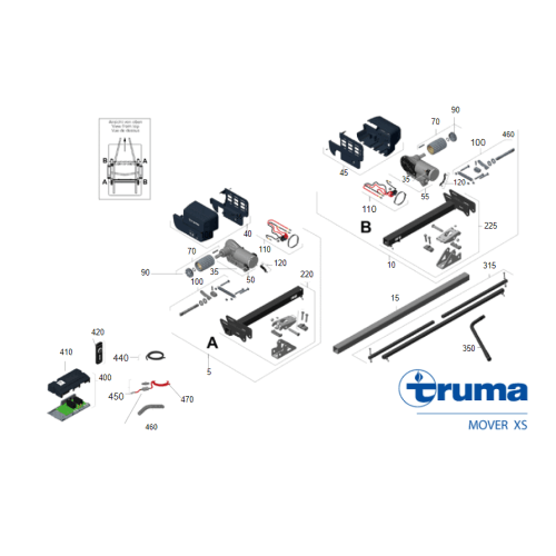 Ricambi Mover SX Truma