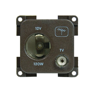 Presa 12V auto + presa tv mod. MP12ATV