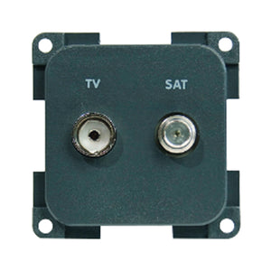 Presa TV + presa satellitare per camper MPTVS