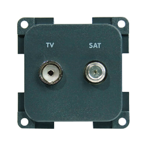 Presa TV + presa satellitare per camper MPTVS