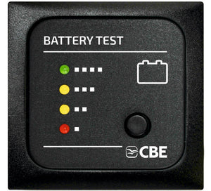 MTB pannello test batteria 12V a led - Camper