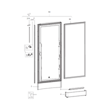 Carica l'immagine nel visualizzatore di Gallery, Scheda tecnica Ricambi frigorifero Dometic serie 8 mod. RML 8551 Sx - Sportello
