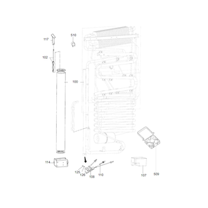 Scheda tecnica Ricambi frigorifero Dometic serie 8 mod. RML 8555 Dx - Refrigerante