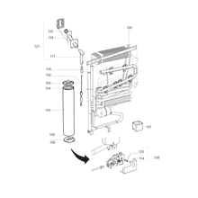 Carica l&#39;immagine nel visualizzatore di Gallery, Scheda tecnica Ricambi frigorifero Dometic serie 8 mod.RM 8501 Dx - Refrigeratore
