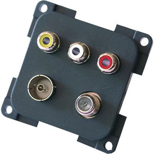 Modulo 3 prese RCA + presa TV + presa satellitare MPRCA3TVS