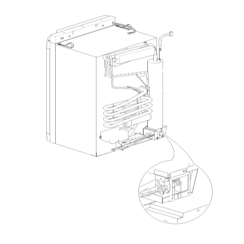 Ricambi frigoriferi Thetford Premium LCD N100/104 - Retro