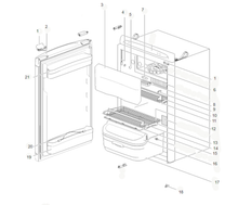 Carica l'immagine nel visualizzatore di Gallery, Scheda tecnica Ricambi frigoriferi Thetford Deluxe line N104-110
