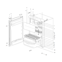 Carica l'immagine nel visualizzatore di Gallery, Scheda tecnica Ricambi frigorifero Thetford Premium LCD N109
