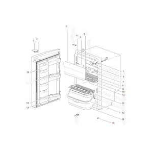 Ricambi frigoriferi Thetford Deluxe line N115