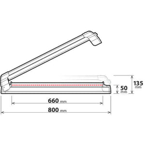 Scheda tecnica Portasci Pro-Slider EVO PS-60 in alluminio Nordrive