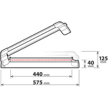 Carica l&#39;immagine nel visualizzatore di Gallery, Scheda tecnica Portasci Nordic-King EVO NK-40 per auto in alluminio Nordrive
