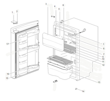 Carica l&#39;immagine nel visualizzatore di Gallery, Scheda tecnica Ricambi frigoriferi Thetford Deluxe line N98
