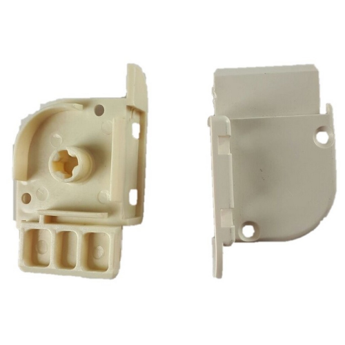 Coppia tappi cassonetto beige per camper