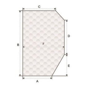 Materasso comfort in Ecocell e Memorax spessore 14 cm