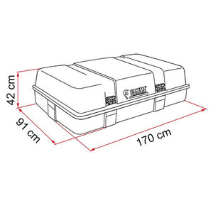 Bagagliera da tetto portapacchi Fiamma Ultra Box