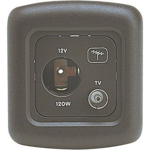Presa 12V auto + presa tv mod. MP12ATV