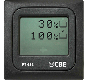 PT622 pannello test controllo livello acqua di 2 serbatoi - Camper