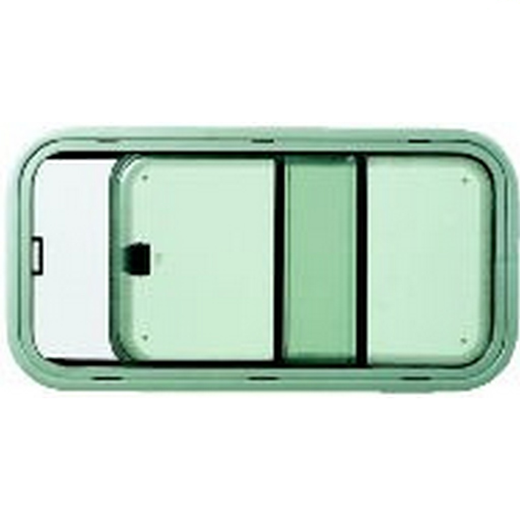 Tende Parasole Finestre Camper Finestra Scorrevole Per Camper - Vetro Temperato 4mm, Misura L500 X H300mm, Per Spessore Parete 31-36mm Finestra Antipioggia Camper