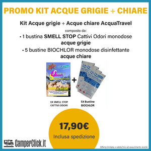 Promo Kit Smell stop acque grigie + chiare