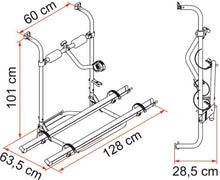Carica l&#39;immagine nel visualizzatore di Gallery, Portabici Fiamma modello caravan Hobby
