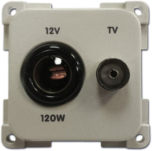 Carica l&#39;immagine nel visualizzatore di Gallery, Presa 12 V senza cornice standard + tv mod. MP12TV

