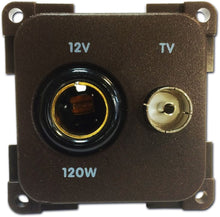 Carica l&#39;immagine nel visualizzatore di Gallery, Presa 12 V senza cornice standard + tv mod. MP12TV
