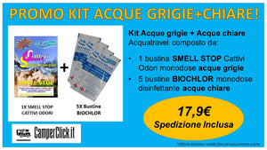 Promo Kit Smell stop acque grigie + chiare