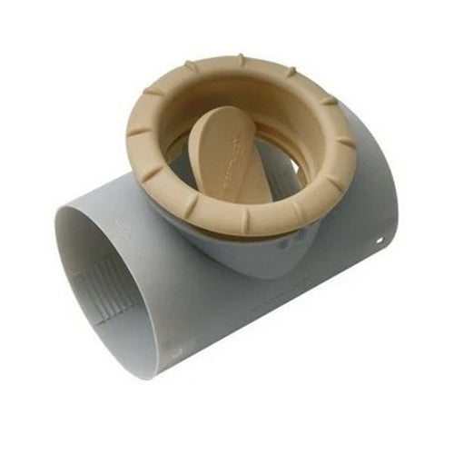 Raccordo a T con bocchetta beige