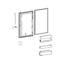 Carica l'immagine nel visualizzatore di Gallery, Ricambi frigorifero Dometic serie 8 mod.RM 8401 Dx - Sportello
