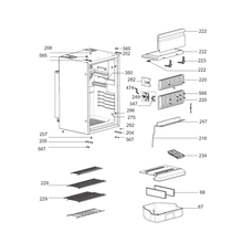 Carica l'immagine nel visualizzatore di Gallery, Scheda tecnica Ricambi frigorifero Dometic serie 8 mod.RM 8555 Dx - Mobile
