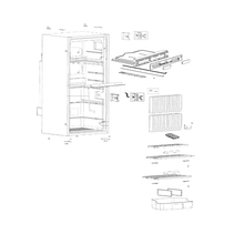 Carica l&#39;immagine nel visualizzatore di Gallery, Ricambi frigorifero Dometic serie 8 mod.RMD 8501 Sx - Mobile

