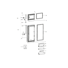 Carica l&#39;immagine nel visualizzatore di Gallery, Scheda tecnica Ricambi frigorifero Dometic serie 8 mod.RMD 8551 Sx - Sportello
