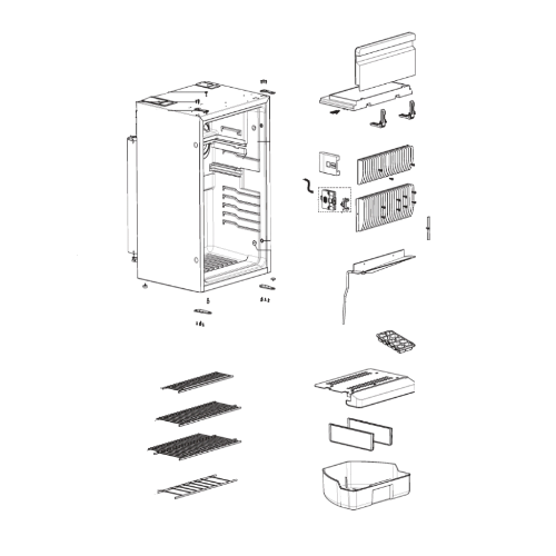 Ricambi frigorifero Dometic serie 8 mod. RM 8400 Dx - Mobile