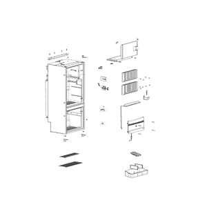 Ricambi frigorifero Dometic serie 9 Rmf 8505 Dx - Mobile