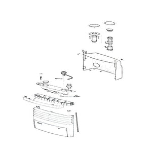 Ricambi esterni stufa Truma S3004 / S3004P accessori