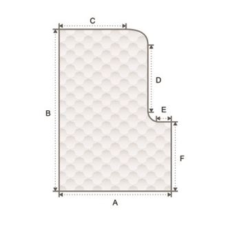 Materasso classico in Ecocell spessore 12 cm