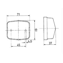 Carica l&#39;immagine nel visualizzatore di Gallery, Luce d&#39;ingombro laterale bifacciale SPL115S/12V per camper
