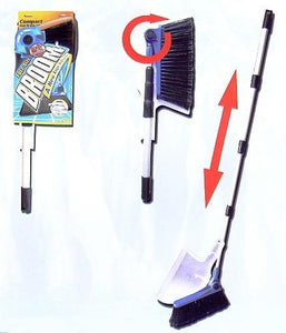 Kit scopa telescopica con paletta e ventosa