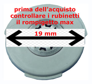 Kit riduttori flusso acqua + 1 bustina di Sanigen