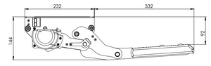 Gradino elettrico con movimento basculante mod.10750 serie S