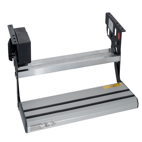 Scalino Elettrico Automatico Per Camper E Roulotte – Doppia Pedana Con Luci LED – Portata 200 Kg – 12V