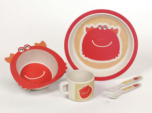 Set stoviglie in fibra di bamboo per bambini fantasia Phinchy