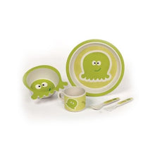 Carica l&#39;immagine nel visualizzatore di Gallery, Set stoviglie in fibra di bamboo per bambini fantasia Ghosty
