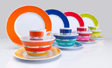 Carica l&#39;immagine nel visualizzatore di Gallery, Set stoviglie in melamina fantasia varietà di colori

