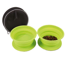 Carica l&#39;immagine nel visualizzatore di Gallery, Set 2 ciotole pieghevoli in silicone TWIN per cani
